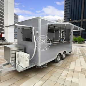 Camión de Comida para Hot Dogs de 10 pies, 2025, Carrito de Comida para Café, Remolque de Comida Rápida Totalmente Equipado con CE - Product Image 3