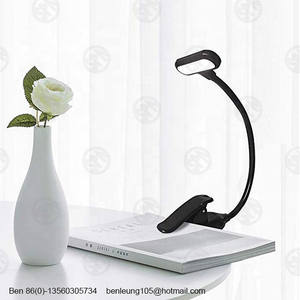 Nhựa Xách Tay Linh Hoạt Thay Đổi Độ Sáng Mắt Bảo Vệ Có Thể Điều Chỉnh Độ Sáng USB Loại C Có Thể Sạc Lại Cắm Trại Clip LED Cuốn Sách Đèn - Product Image 2