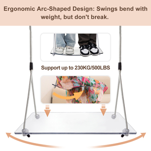 Ropecube調節可能なツリー & ポーチスイングシート,ヘビーデューティPC屋外スイング子供 & 大人用,耐候性,簡単セットアップ - Product Image 5