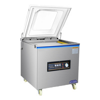 Machine d'emballage sous vide alimentaire commerciale automatique pour aliments frais et cuits, briques de riz et produits secs/humides