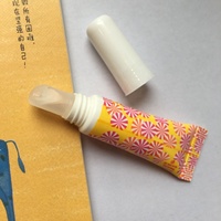 Tubes de brillant à lèvres en plastique 6ml 10ml 12ml avec tête amovible pour emballage cosmétique D16mm