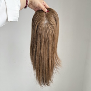 Pelucas de Cabello Natural para Mujer, Mono 5.5*6.5, para Cabello Fino, Color Natural, 130% de Densidad # 4 - Product Image 2