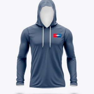 Men's Hoodie Customized Logo Fishing Shirt Long Sleeve Hoodie Summer Outdoor Men's Fishing Clothes - Product Image 4