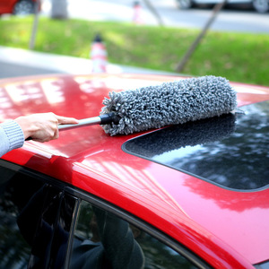 Car Cleaning Brush Microfiber Retractable 360 Degree <b>Rotating</b> For Car Wash And Dusting - Product Image 2
