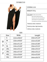 Robe de plage d'été pour femmes Pure Color Simple Sexy Nightclub Cross Irregular Sling