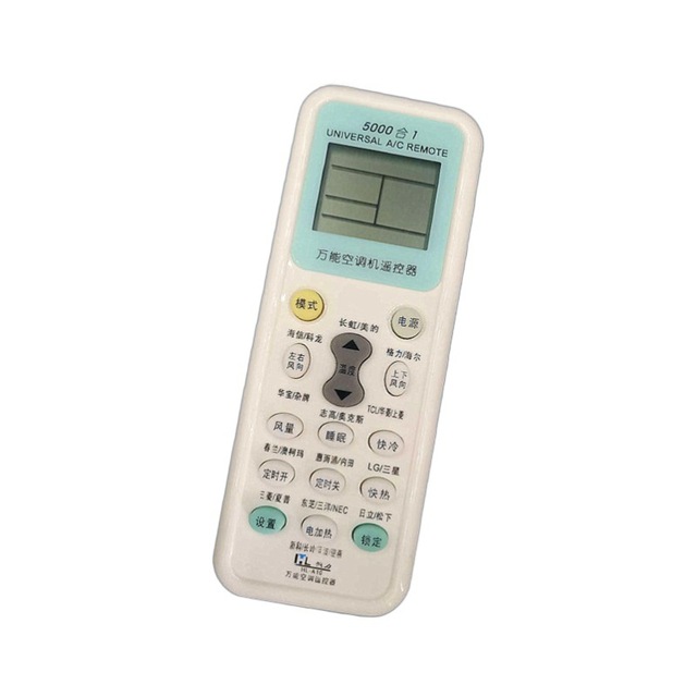 Universal A C Remote Control A10 5000 In 1 Large Screen For Air Conditioner With Timer Function
