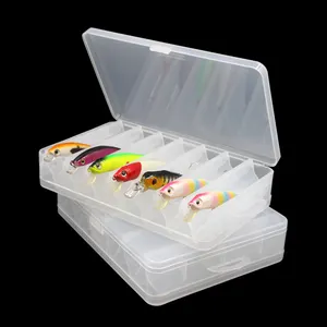 热卖透明塑料渔具盒鱼饵包装塑料盒