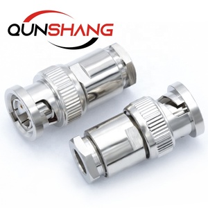 2-Lug Hai-Pin phân cực twbnc Twinax Twin <span class=keywords><strong>BNC</strong></span> Cáp cắm nam đựng Hàn loại Hàn cốc kết nối đồng trục kết nối - Product Image 3