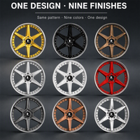 Jantes forgées 2 pièces 18-24 pouces 5 branches à déport profond 5x112 5x114.3 5x120 pour BMW M3 Audi RS4