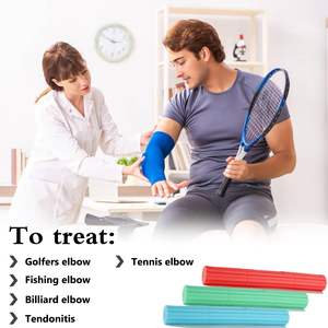 Bandes de résistance TPR Flex Bar Therapy Bar pour physiothérapie Twist <span class=keywords><strong>Hand</strong></span> Wrist Exerciseur Bars - Product Image 5