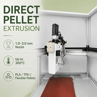 Imprimante 3D FGF Granule 600x600x1000mm Grand Format XY Précision 0.01mm Extrudeur Double Industriel Plateau Chauffant Nivellement Automatique