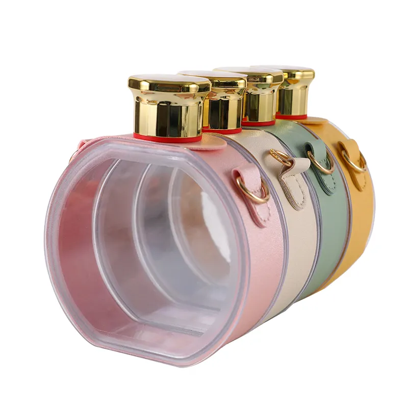 Nieuw Ontwerp 400Ml Plastic Schattige Parfum-Flesvorm Outdoor Draagbare Waterflessen Voor Jonge Dames