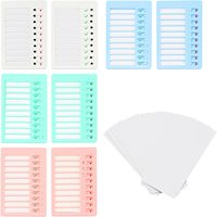 Tableau des tâches pour enfants coloré, réutilisable, en plastique, avec glissière, planificateur quotidien portable, tableau de contrôle avec logo personnalisé