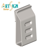 Clip de câble solaire en acier inoxydable ART SIGN pour la gestion des câbles de panneaux photovoltaïques, accessoires de système de montage solaire
