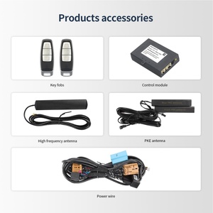 Kit de clé intelligente EASYGUARD PKE compatible avec les voitures Audi équipées d'un bouton de démarrage OEM d'usine et d'accès confortable, avec 2 télécommandes supplémentaires - Product Image 2