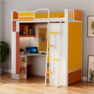 <span class=keywords><strong>Lit</strong></span> superposé pour dortoir <span class=keywords><strong>avec</strong></span> <span class=keywords><strong>bureau</strong></span> sous mobilier scolaire <span class=keywords><strong>lit</strong></span> mezzanine à deux étages <span class=keywords><strong>lit</strong></span> superposé double <span class=keywords><strong>en</strong></span> métal <span class=keywords><strong>avec</strong></span> escalier - Product Image 1