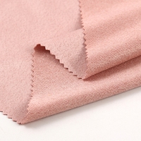 Tissu en micro-suède élastique uni 100 % polyester, tendance, idéal pour les jouets et les oreillers