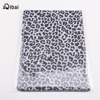 Qibai papier de soie emballage cadeau artisanat motif léopard fait à la main emballage cadeau papier de soie bricolage pour fête mariage décor