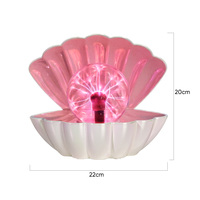 Ajoutez une touche de Wonder Shop Lampes de foudre élégantes et globes magiques Aujourd'hui boule de plasma en forme de coquille