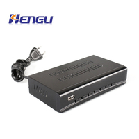 Décodeur TV combiné DVB-T2+S2 Antenne Décodeur TV Convertisseur satellite Boîte de décodage TV DVB-T2+DVB-S2 Combo STB Décodeur OEM Hengli