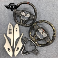 Untuk Toyota Corolla Set Setir Modifikasi Serat Karbon Asli, Cocok untuk Tombol Master Power Window ABS, Pemasangan Langsung Clip-On