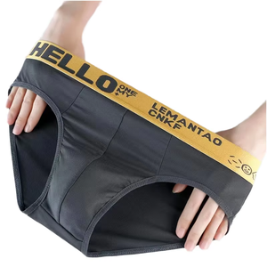 Slip Sexy Mid-Rise <span class=keywords><strong>mutande</strong></span> elasticizzate traspiranti <span class=keywords><strong>in</strong></span> pantaloncini di biancheria intima Calzoncillos Para Hombres <span class=keywords><strong>uomo</strong></span> - Product Image 1