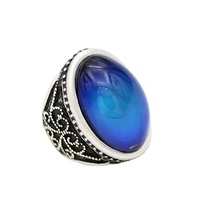 Bagues changeantes de couleur pour couples, bijoux de mode personnalisés, bagues magiques changeantes de couleur