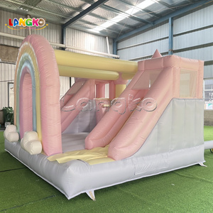 Toboggan aquatique gonflable commercial moderne, château gonflable de luxe pour les fêtes - Product Image 3