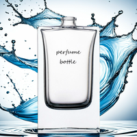 Oem Flacon de parfum en verre cristal Design de luxe 50ml 100ml 80ml Flacon en verre Vaporisateur de maquillage Flacon de parfum avec boîte
