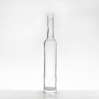 Handgefertigte Swing-Top Glasflasche 750ml 1000ml Runde Tulpenförmige Klare Leere Flasche für Wein- und Likör-Aufbewahrung