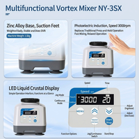 Mezclador de Laboratorio de Alta Velocidad 0-4000 rpm, Agitador Orbital de Doble Modo Continuo sin Escobillas con Pantalla LCD para Hospitales y Laboratorios