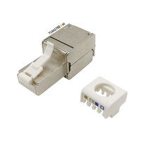 Prise de réseau blindée Stp Ftp Field 8P8C Cat 6A Cat6A Connecteur Ethernet Connecteurs Rj45 Plug