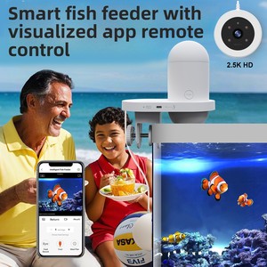 Caméra intelligente pour aquarium, application de contrôle à distance, distributeur de nourriture HD avec fonction de synchronisation, 110-240V - Product Image 5