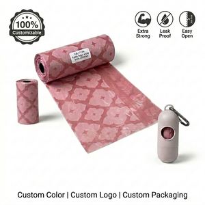 Bolsas de Plástico Biodegradables y Ecológicas para Excremento de Perro, Personalizadas al por Mayor, de Alta Calidad, 9x13 Pulgadas, 7-8 Micras de Grosor, Fáciles de Desechar - Product Image 1