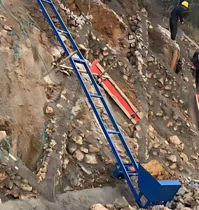 Elevador portátil para lodo de construcción y grava, transportador mecánico inclinado, máquina de carga de escalera - Product Image 6