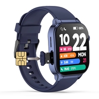 Reloj Inteligente con Pantalla AMOLED de 1.96 Pulgadas, Red 4G, para Android, Hombres y Mujeres, Llamadas Telefónicas, con Tarjeta SIM