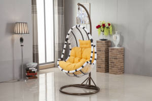 Foshan <span class=keywords><strong>pas</strong></span> <span class=keywords><strong>cher</strong></span> suspendu <span class=keywords><strong>hamac</strong></span> chaise oeuf suspendu chaise avec support rond fabricant prix balançoire chaise - Product Image 2