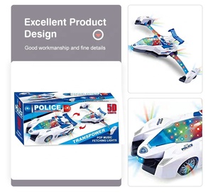Modellino di Auto della Polizia 5D con Luci e Musica - Product Image 4