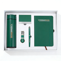 Fabricant de carnets de luxe, carnet en cuir PU personnalisé, coffret cadeau d'entreprise, bouteille d'eau, carnet avec logo