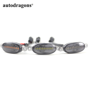 Autodragons 4PC Feux de positionnement LED fumés blancs, rouges et ambre pour calandre avant F-150 Raptor - Product Image 6
