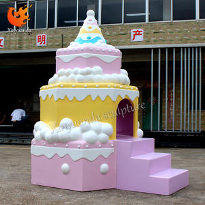 Escultura de FRP de dibujos animados modernos, adornos de fibra de vidrio duraderos para parque infantil y decoración de jardín para Navidad y Halloween - Product Image 5