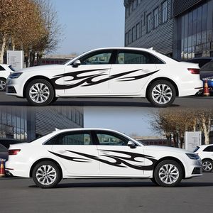 Autocollant <span class=keywords><strong>de</strong></span> voiture à usage général Autocollant <span class=keywords><strong>de</strong></span> totem <span class=keywords><strong>de</strong></span> flamme <span class=keywords><strong>de</strong></span> course <span class=keywords><strong>de</strong></span> sport pour les portes <span class=keywords><strong>de</strong></span> voiture camion SUV des deux côtés du capot Décoration étanche - Product Image 6