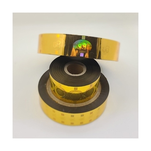 Custom Hot Stamping Holograms Foil Colorful <b>Pvc</b> Plastic Holographic Logo Pattern Film <b>Roll</b> for Hot and Coold Stamp Transfer - Product Image 2