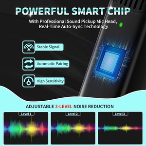 2025 el más nuevo J11 micrófono Lavalier inalámbrico portátil con cancelación de ruido con caja de carga grabación Vlog en vivo para teléfono inteligente - Product Image 3