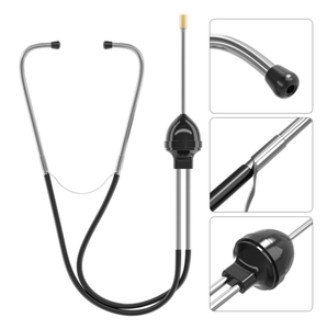 Stéthoscope à cylindre de voiture, kit stéthoscope mécanique portable à double tête en acier inoxydable de haute qualité, test du système électrique de la voiture - Product Image 4