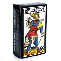 Jeu de Tarot Classique de Marseille, Cartes Oracle, Jeu de Société Rectangulaire, Marseille