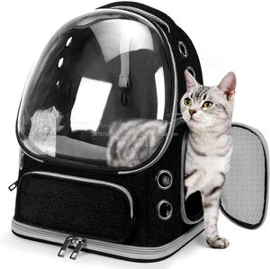 Travel Large Space Pet <b>Carrier</b> <b>Backpack</b> for Small <b>Dog</b> Cat <b>Backpack</b> <b>Carrier</b> Bubble Breathable Transparent Foldable for Hiking - Product Image 2
