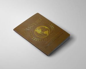 Fangda Lá Nóng dập kích thước nhỏ tập sách trẻ em Đồ chơi sức khỏe tùy chỉnh in sách hộ chiếu - Product Image 1