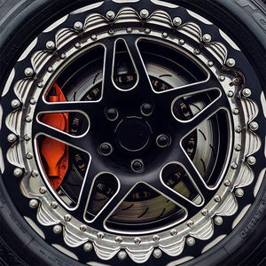 Jantes en alliage forgé personnalisées <span class=keywords><strong>4x4</strong></span>, finition usinée, beadlock, 22, 24, 26, 28 pouces, pour voitures particulières, Dodge Charger Challenger - Product Image 4