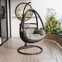 Fauteuil suspendu en rotin pour patio, balcon, jardin, mobilier de jardin, chaise de détente